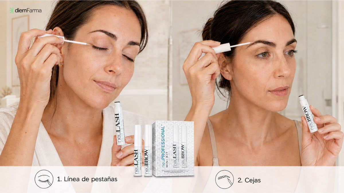 Neulash Professional Mini Kit Pestañas y Cejas con sérum Neulash y Neubrow