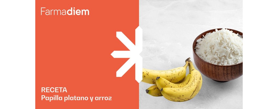 Receta de papilla de arroz integral y plátano