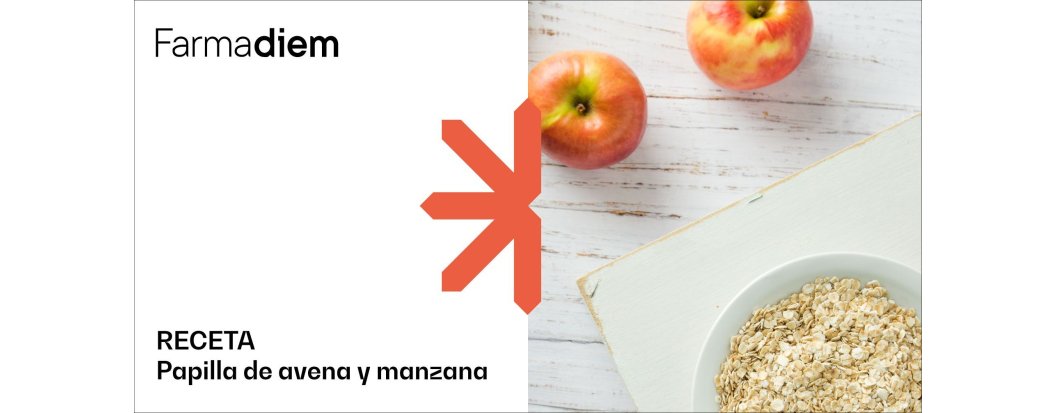 Receta de papilla de Avena y Manzana Casera