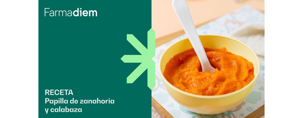 Papilla de zanahoria y calabaza