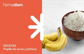 Receta de papilla de arroz integral y plátano